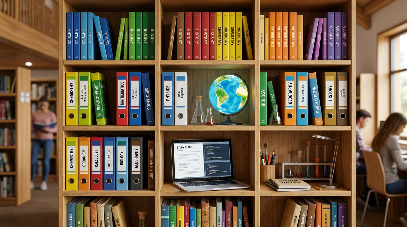 P4 Subject Bookshelf