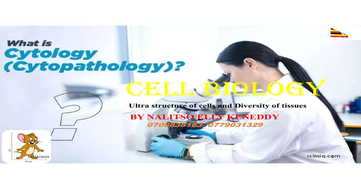 S5 Cell Biology Notes - Uganda Curriculum (CBC)