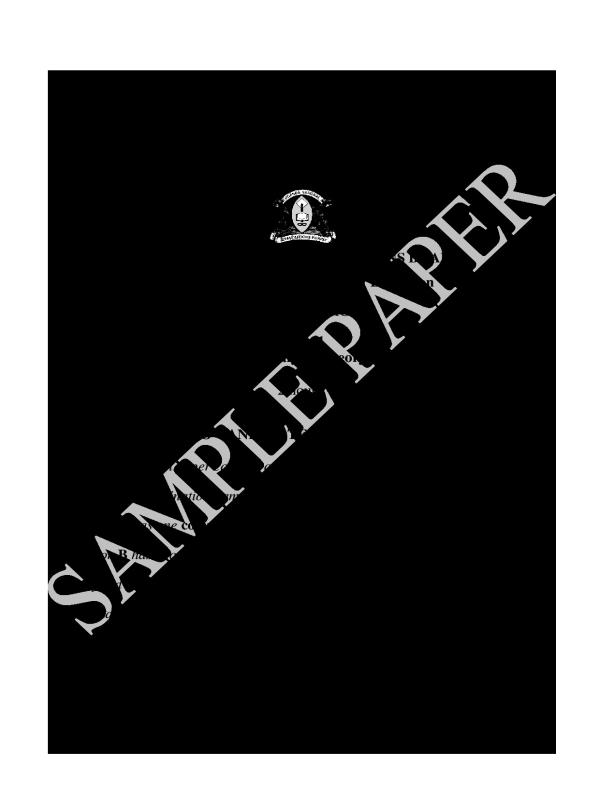 UACE Art and Design P615/1 Sample Paper 2026