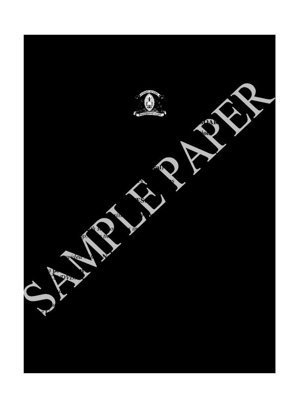 UNEB UACE Paper 2 Sample Paper 2026