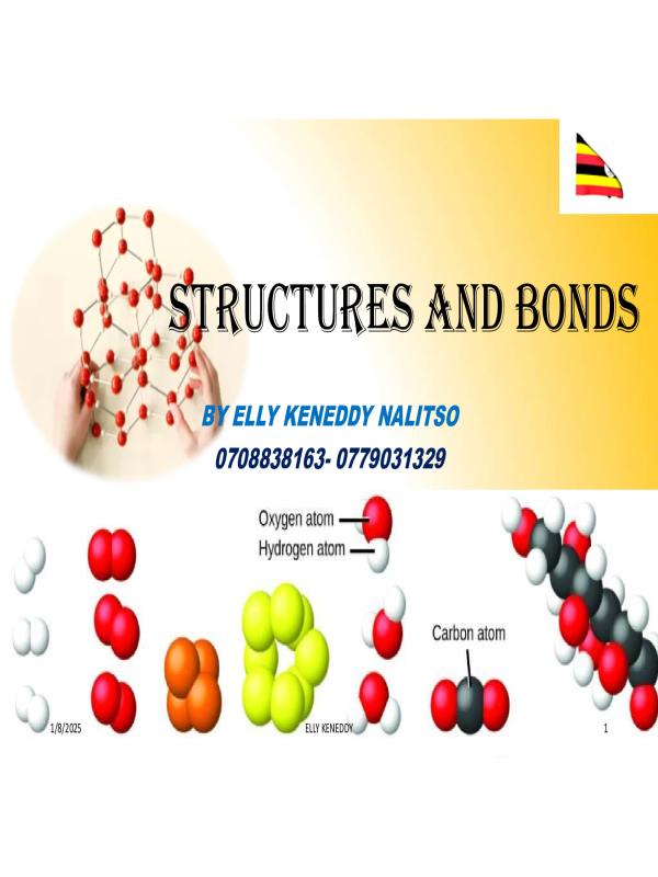 Structure and Bonding Notes for UNEB O-Level Chemistry (S1-S4)
