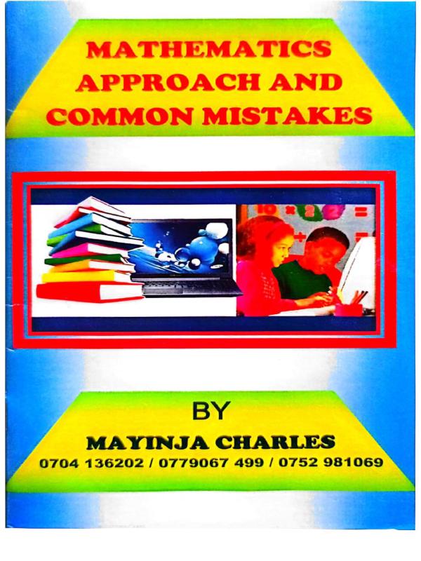 Mathematics Common Mistakes & Competence-Based Curriculum (CBC) Approach Guide
