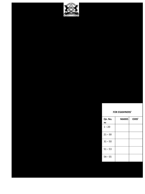 Moderated Science Revision Paper (Set 3)