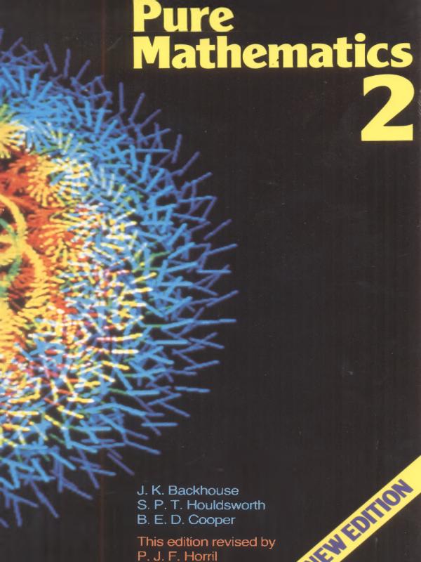 BACKHOUSE 2. A LEVEL MATH TEXTBOOK